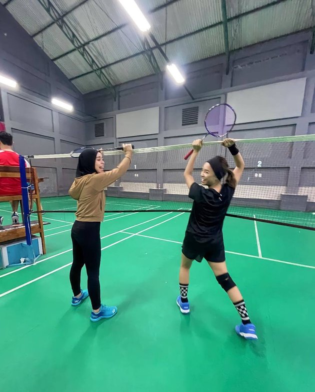 Now Getting Slimmer! 8 Pictures of Lesti Kejora who is More Diligent in Badminton - Previously Criticized for Being Too Skinny