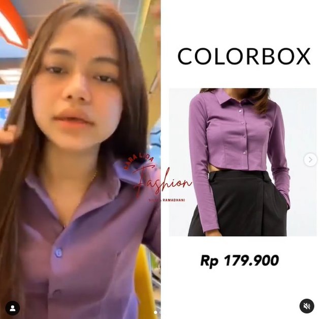 Now Successful and Becoming a Star, Check out 9 Series of Cheap Fashion Rara LIDA - Not Hesitant to Wear Clothes Worth Rp 100 Thousand