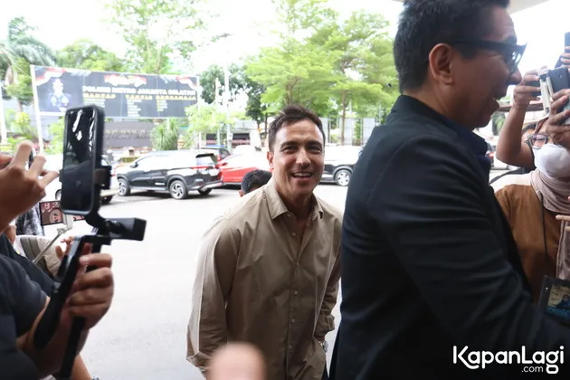 Hamish Daud di Polres Jakarta Selatan