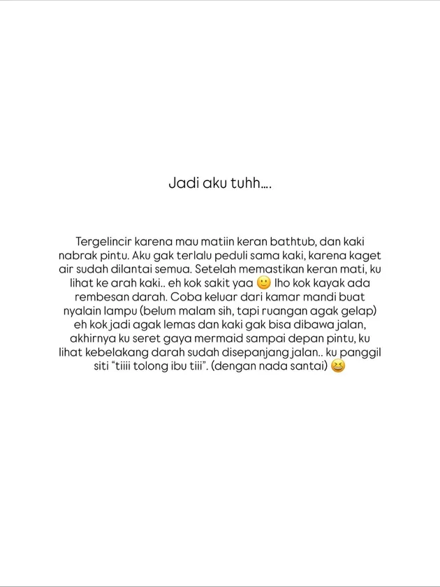 Asmirandah Ceritakan Kejadian Saat Jatuh di Kamar Mandi