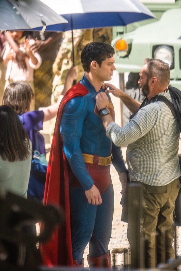 Costume Highlighted, 10 Candid Photos of David Corenswet Shooting SUPERMAN in Cleveland, United States