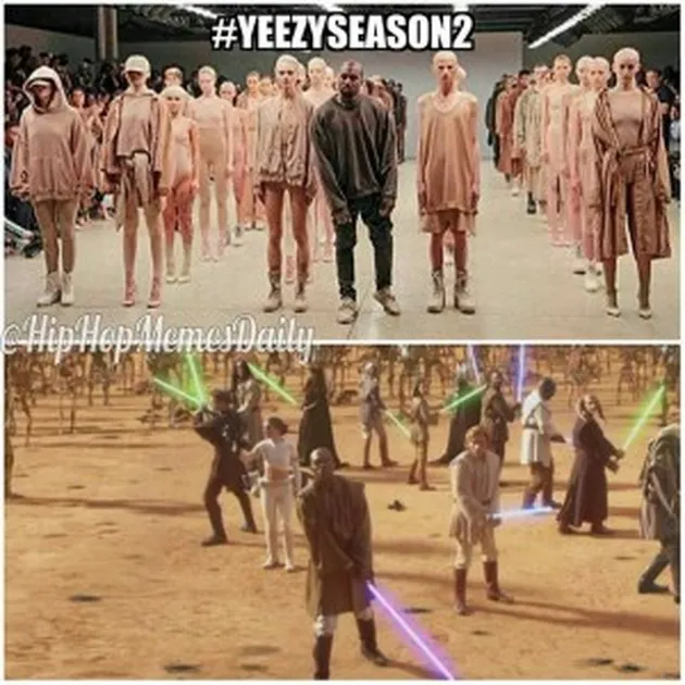 Meme Koleksi Baju Kanye West