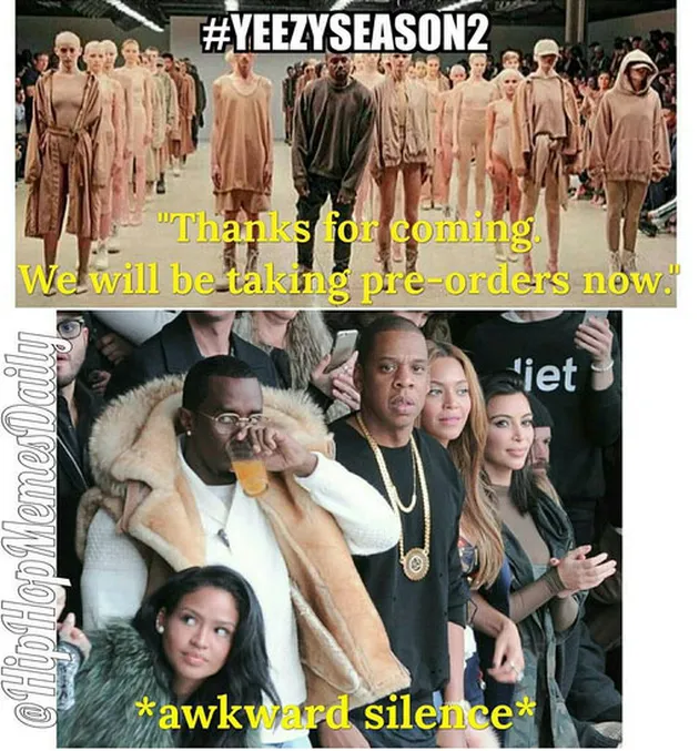 Meme Koleksi Baju Kanye West