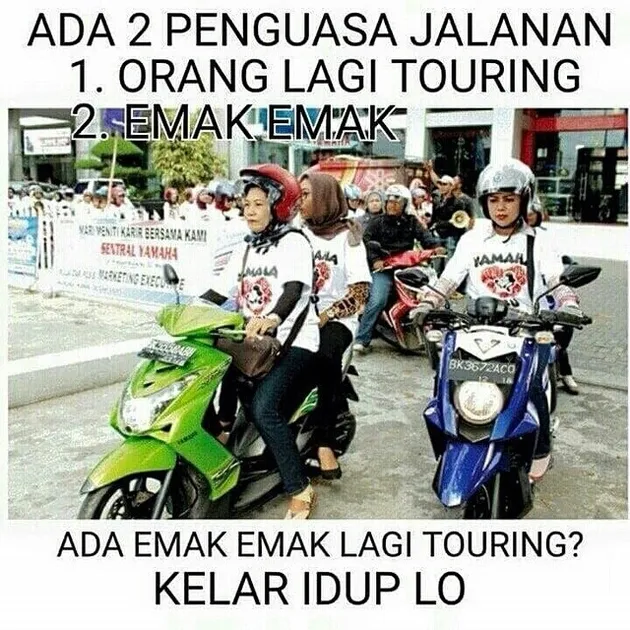 Meme Pengendara Motor