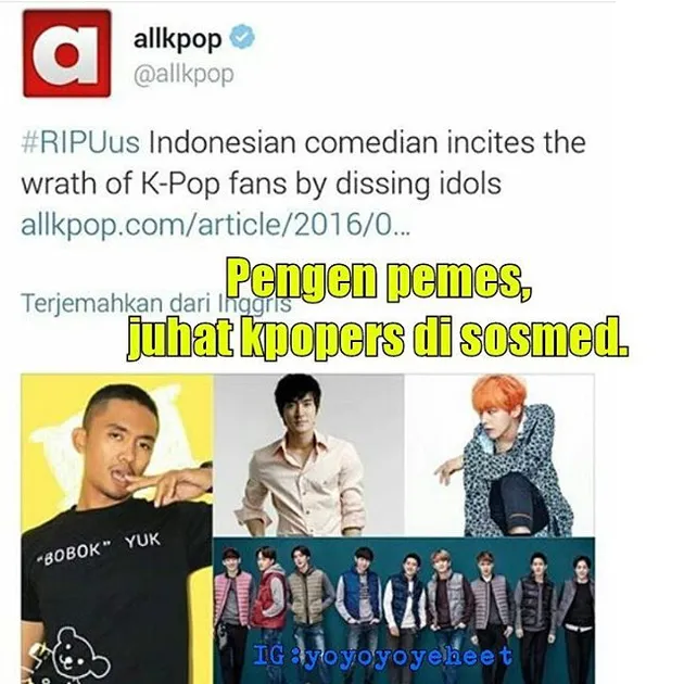 Meme Uus Vs Fans K-Pop