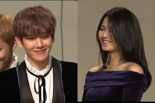 KUMPULAN MOMEN CUTE DI MAMA 2016, BAEKHYUN & SUZY 