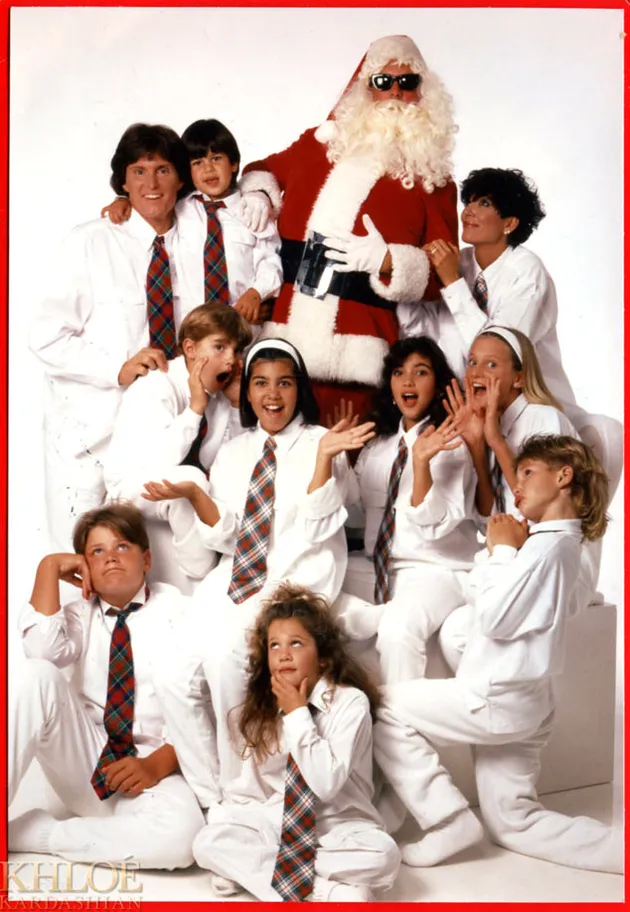 Kartu Natal Keluarga Kardashian