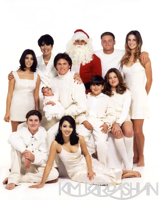 Kartu Natal Keluarga Kardashian