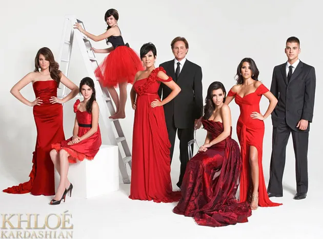 Kartu Natal Keluarga Kardashian