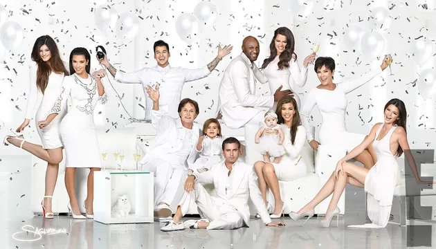 Kartu Natal Keluarga Kardashian