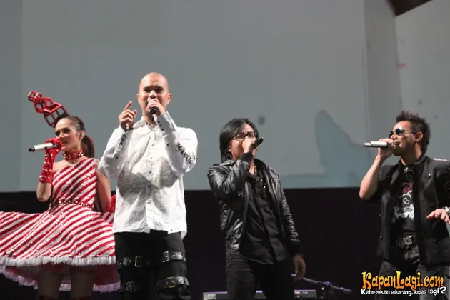 Ahmad Dhani, Mulan Jameela, Ari Lasso, Judika
