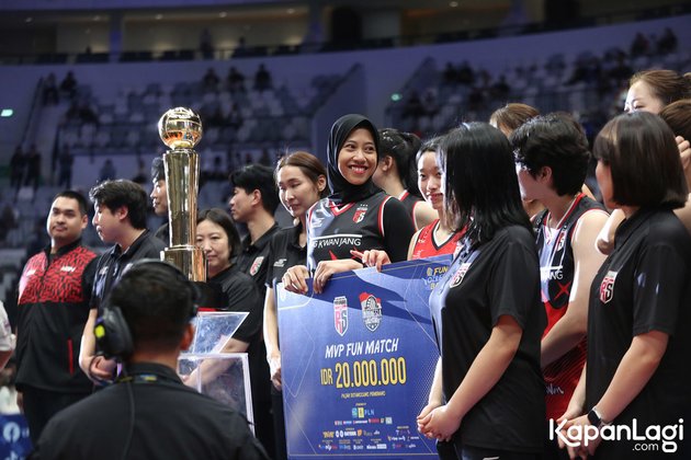 Intense Fun Volley Ball Match in 2024, Red Sparks Emerges as Champions After Defeating Indonesia All Star