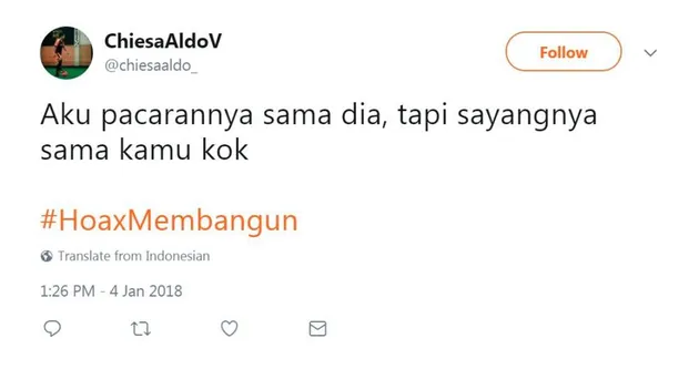 #HoaxMembangun, hoax membangun, tweet, tweet unik, viral