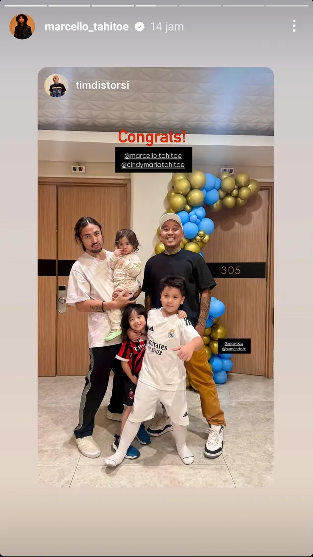 Baby Darah Anak Kedua Marcello Tahitoe