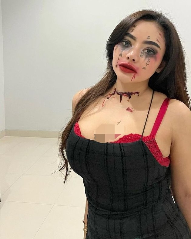 Long Unseen, 8 Photos of Model Vitalia Shesya Celebrating Halloween Costume Party - Looking Hot Despite Scary Makeup