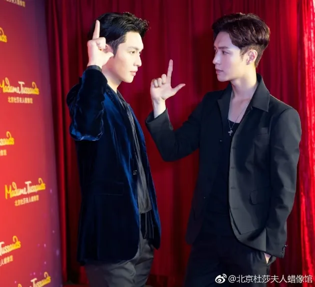 Wax figure lay exo yixing