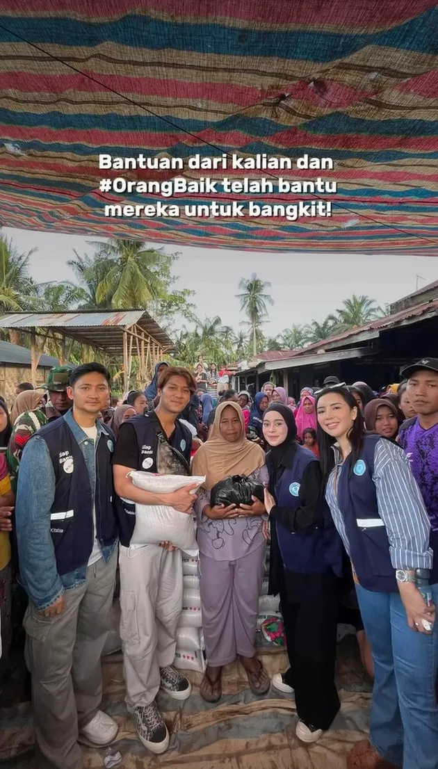 Lesti Kejora beri bantuan ke Sumatera