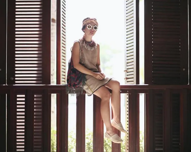 Andien Pakai Bikini di Bali
