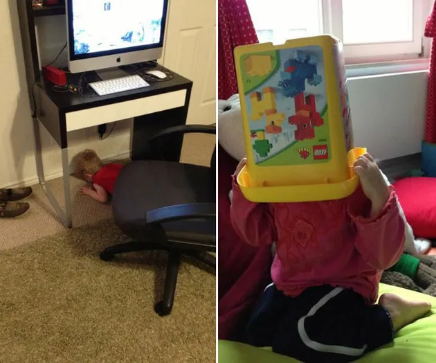 Anak Kecil Main Petak Umpet