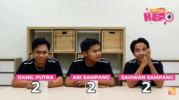 Ari, Sahwan, Danil DA8