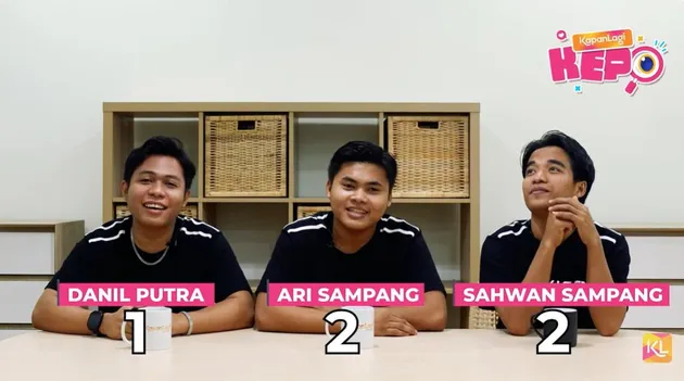 Ari, Sahwan, Danil DA8