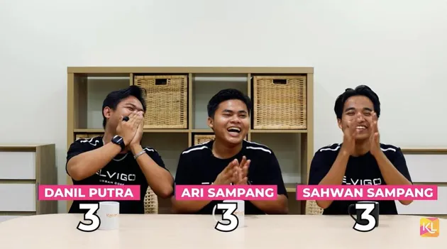Ari, Sahwan, Danil DA8
