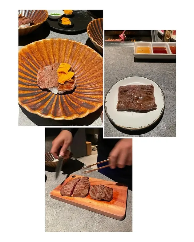 Hidangan daging di ultah Magali