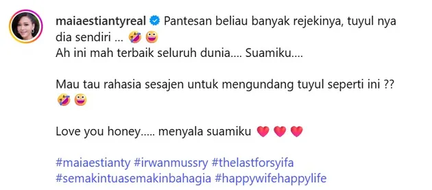 Maia Estianty Irwan Mussry