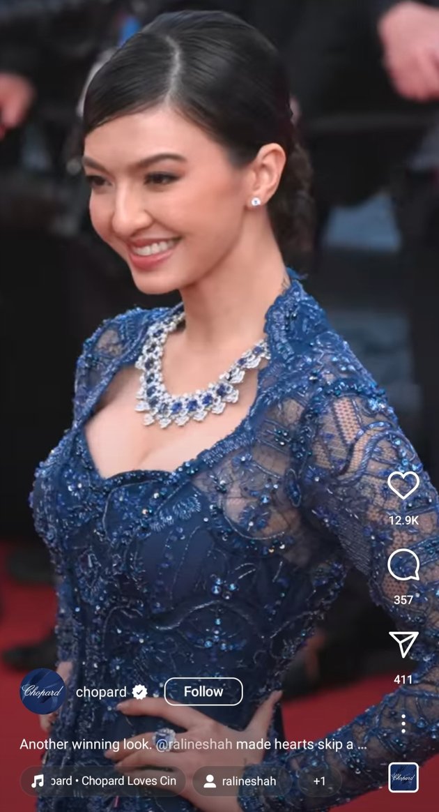 A Series of Enchanting Photos of Raline Shah in Kebaya at the Cannes Film Festival - Flooded with Various Netizen Comments!