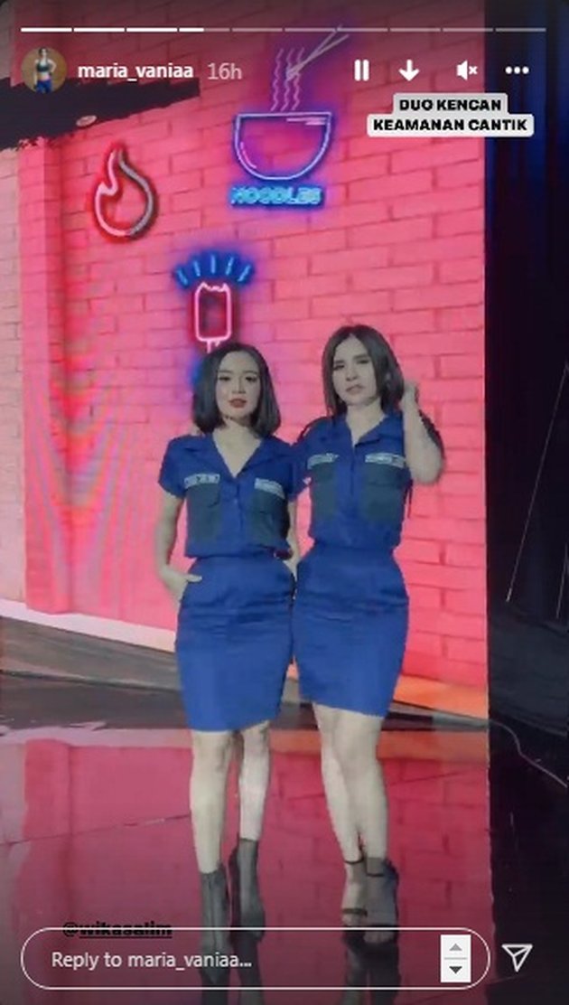 More Disturbing, Here are 8 Photos of Wika Salim and Maria Vania Wearing Security Uniforms - Netizens: The Unifying Duo of the Nation!