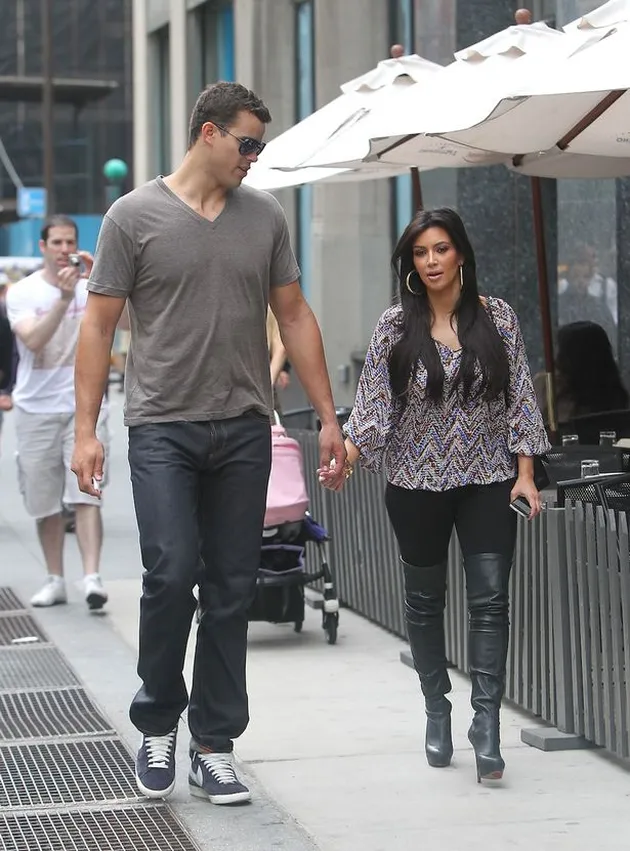 Kris Humphries and Kim Kardashian