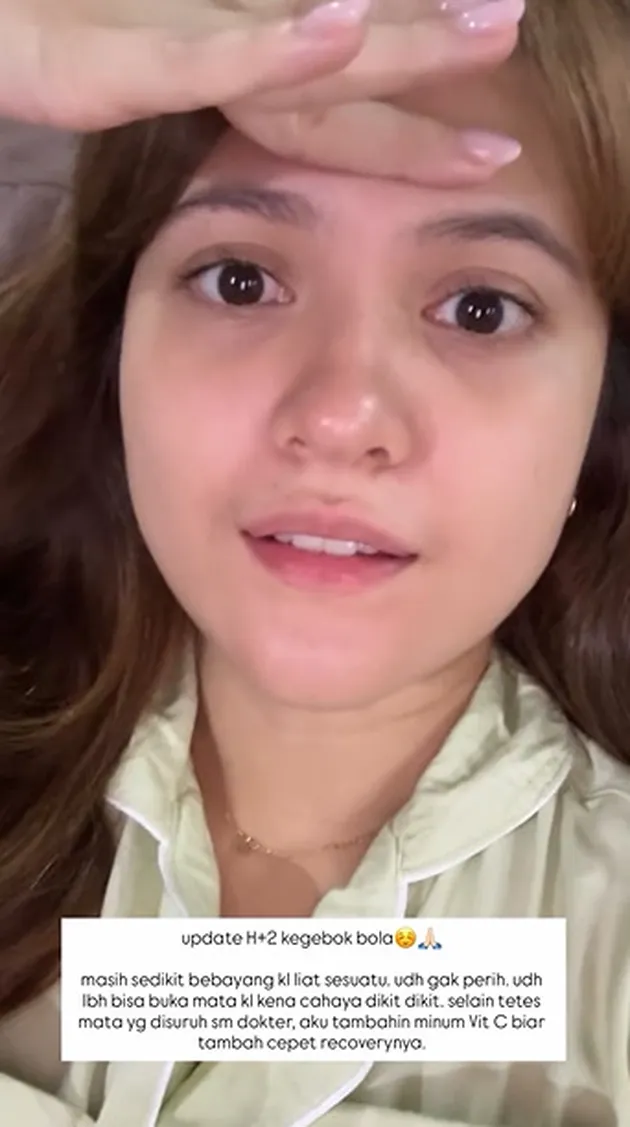 Kondisi Mata Marsha Aruan