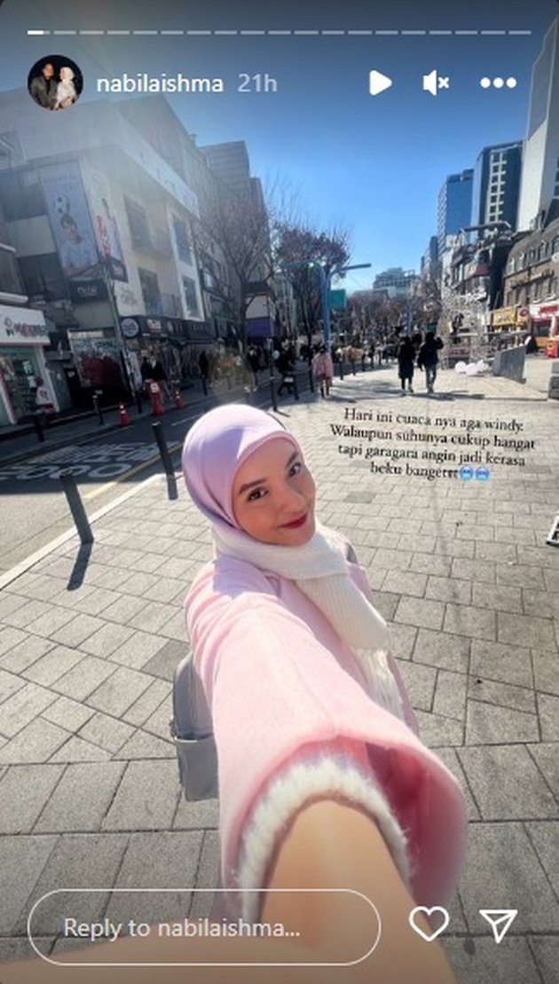 Still Posting Photos Together with Eril, 8 Latest Photos of Nabila Ishma When in South Korea - Praised for Being More Beautiful and Making the Heart Feel Cool