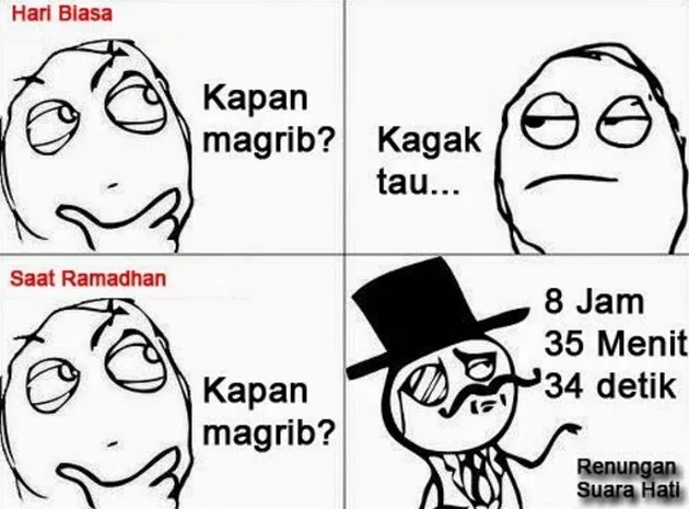 meme puasa Ramadan