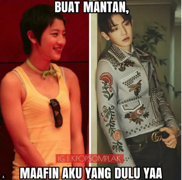 meme dear mantan k-drama dan k-pop