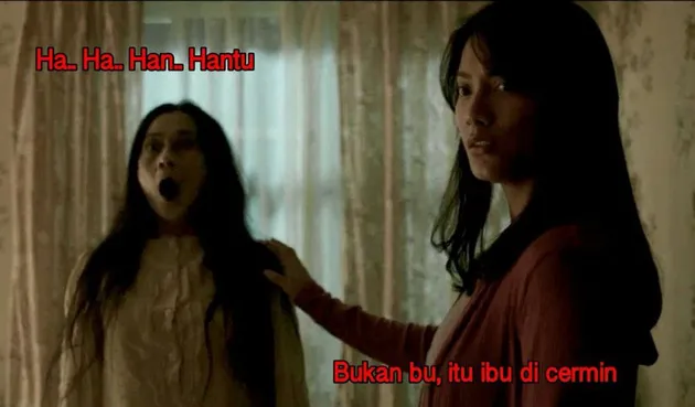 pengabdi setan, meme pengabdi setan, meme lucu, meme unik