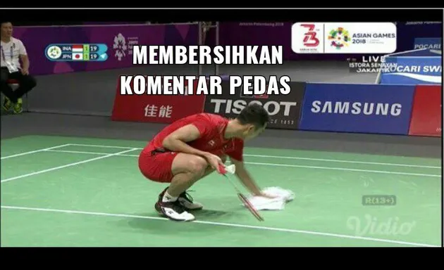 meme badminton