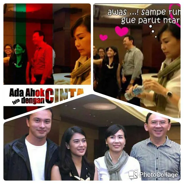 ahok, dian sastro, veronica tan, meme
