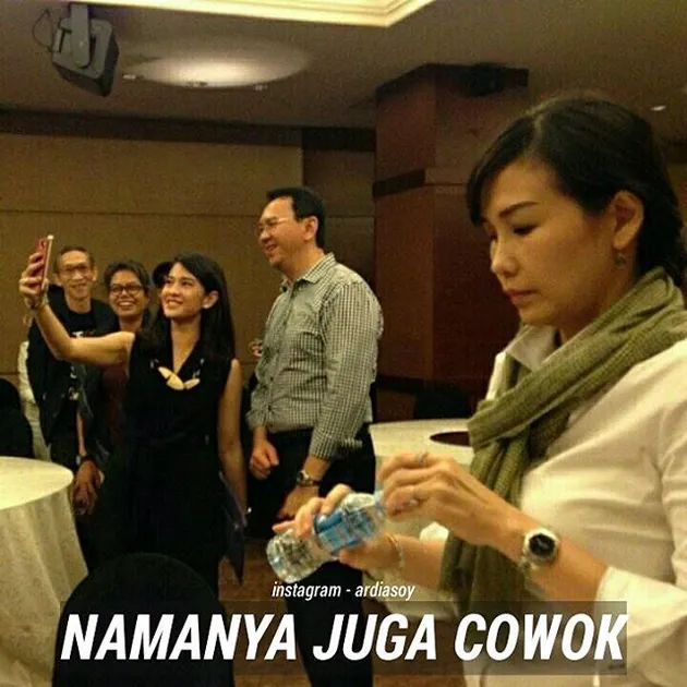 ahok, dian sastro, veronica tan, meme