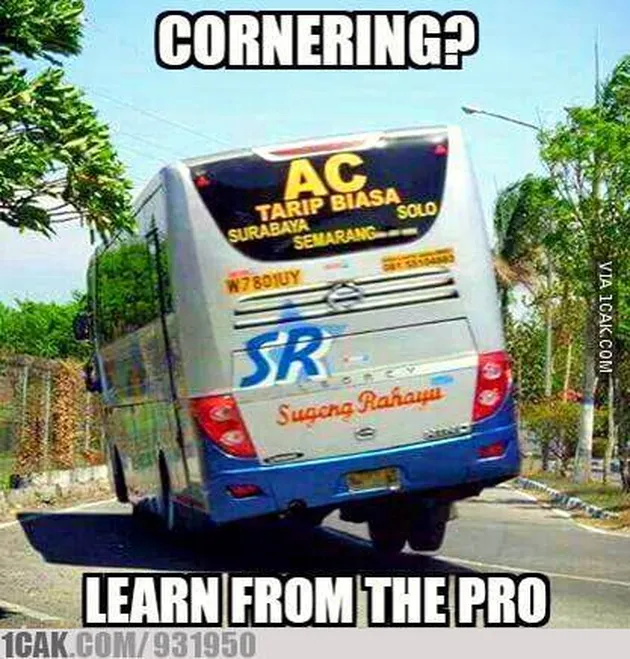 meme kocak bus malam lucu