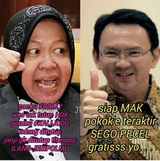 meme-meme kocak penggusuran Kalijodo