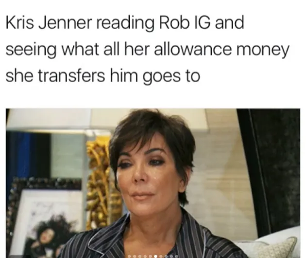 Meme Kocak Rob Kardashian &amp; Blac Chyna