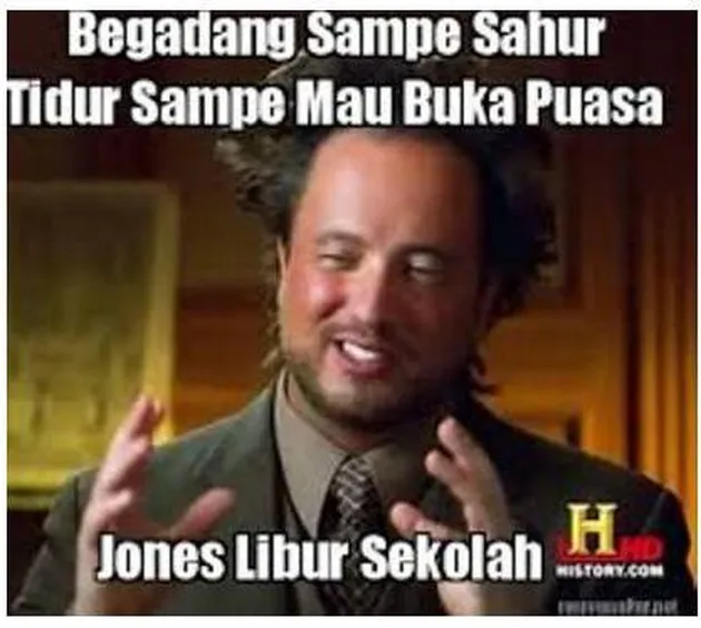 meme lucu puasa Ramadan
