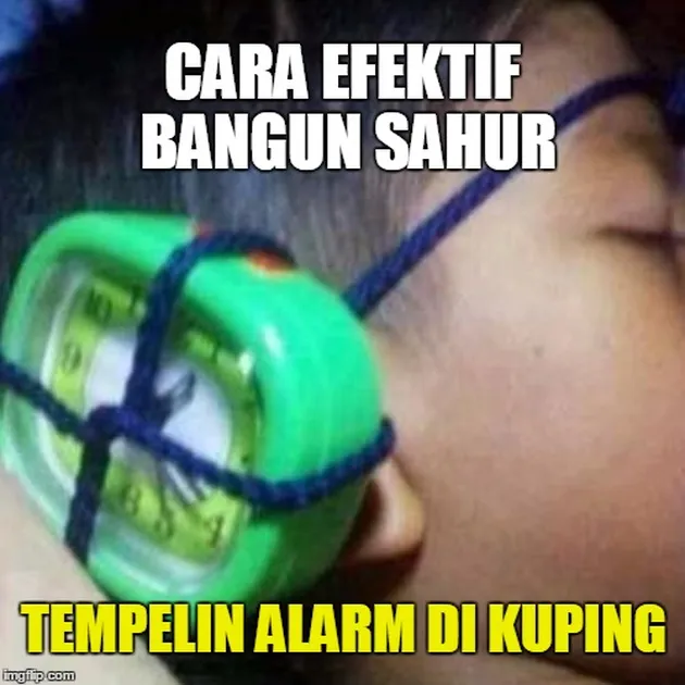 meme lucu puasa Ramadan