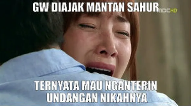 meme lucu puasa Ramadan