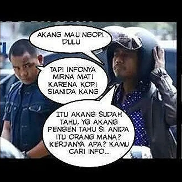 Meme Jessica Tersangka