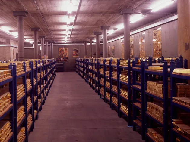 Brankas Inggris, brankas emas inggris, brankas terbesar, emas, berita emas