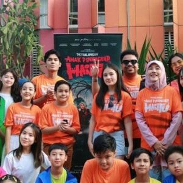 Being the Soundtrack Filler of a Movie, 8 Latest Photos of Pamela Ghaniya in the Promotion of 'PETUALANGAN ANAK PENANGKAP HANTU' - Even More Beautiful and Adorable