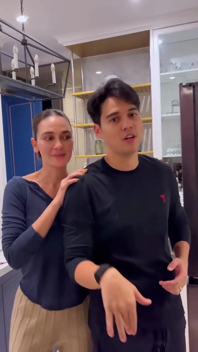 Menu buka puasa Luna Maya dan Maxime Bouttier 