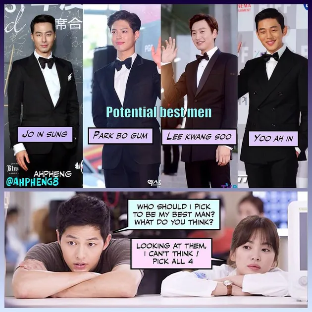 Meme Song Joong Ki - Song Hye Kyo menikah